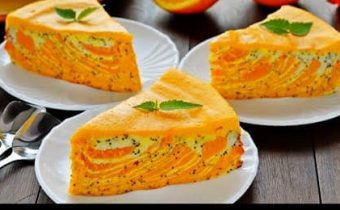 Рисовая запеканка с тыквой и яблоками
