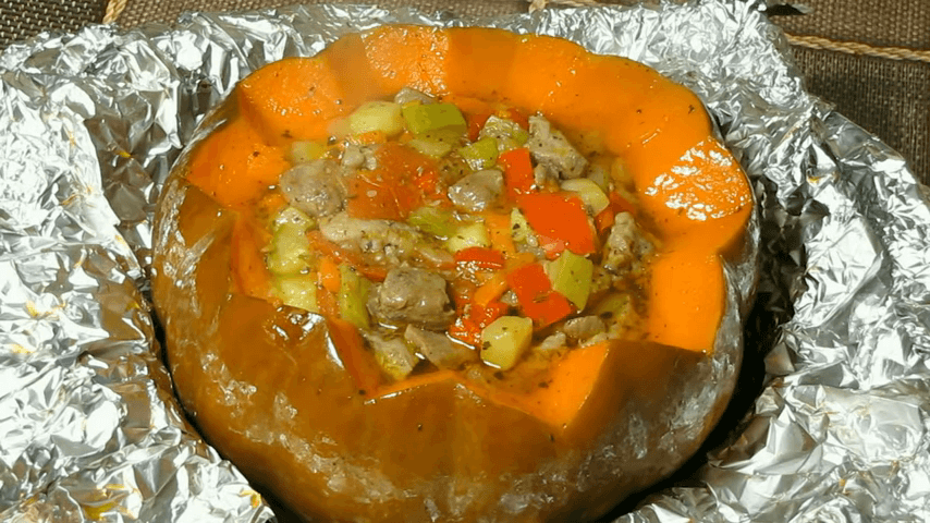 Фаршированная тыква в духовке - вкусные и простые рецепты