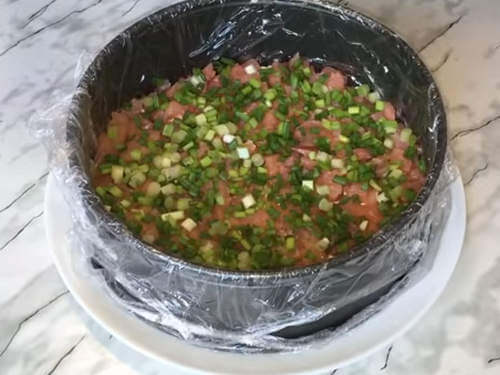 Салат с морепродуктами с морепродуктами