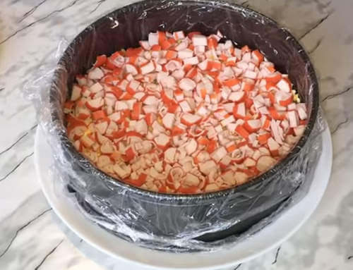 Бесподобно вкусные салаты на Новый Год из морепродуктов - с кальмарами, креветками и крабовыми палочками