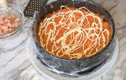 Бесподобно вкусные салаты на Новый Год из морепродуктов - с кальмарами, креветками и крабовыми палочками