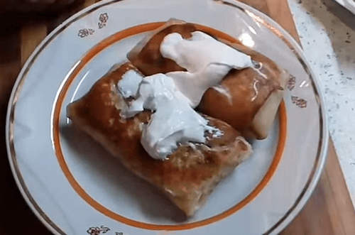 Блинчики с капустой