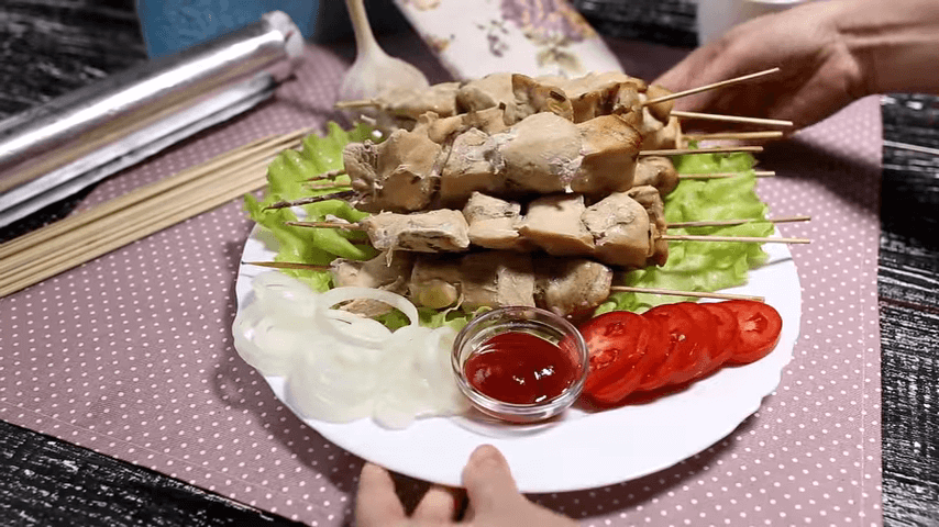 Шашлык на шпажках из курицы - вкусные и простые рецепты на каждый день