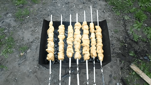 Шашлык на шпажках из курицы - вкусные и простые рецепты на каждый день