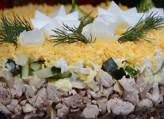 Рецепты салатов на новогодний стол для детей и взрослых - красиво и вкусно